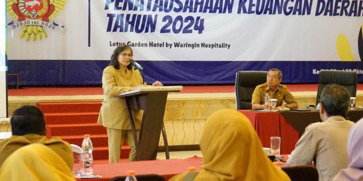 Suasana Bimbingan Teknis Penatausahaan Keuangan tahun anggaran 2024 (kominfo)