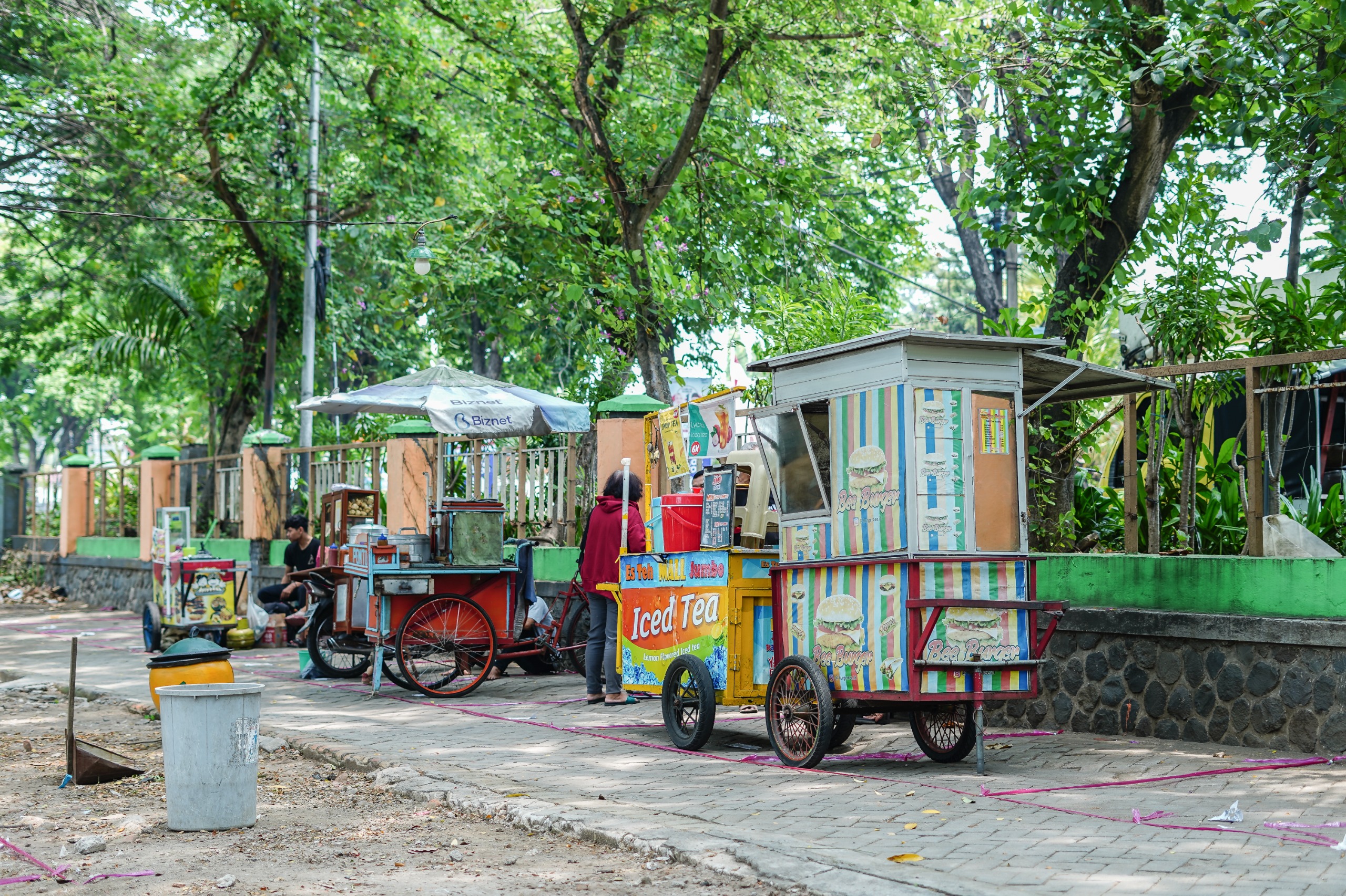 Wujudkan Kawasan Tertib Lalu Lintas, Puluhan PKL Jalan Brawijaya Direlokasi ke Taman Brantas