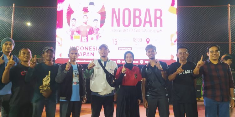 Suasana Nobar bersama Mbak Vinanda (Muhamad Dastian Yusuf)