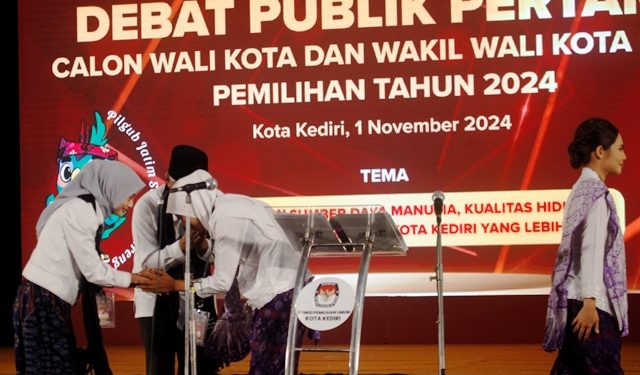 Debat publik pertama digelar KPU Kota Kediri (Nanang Priyo Basuki)