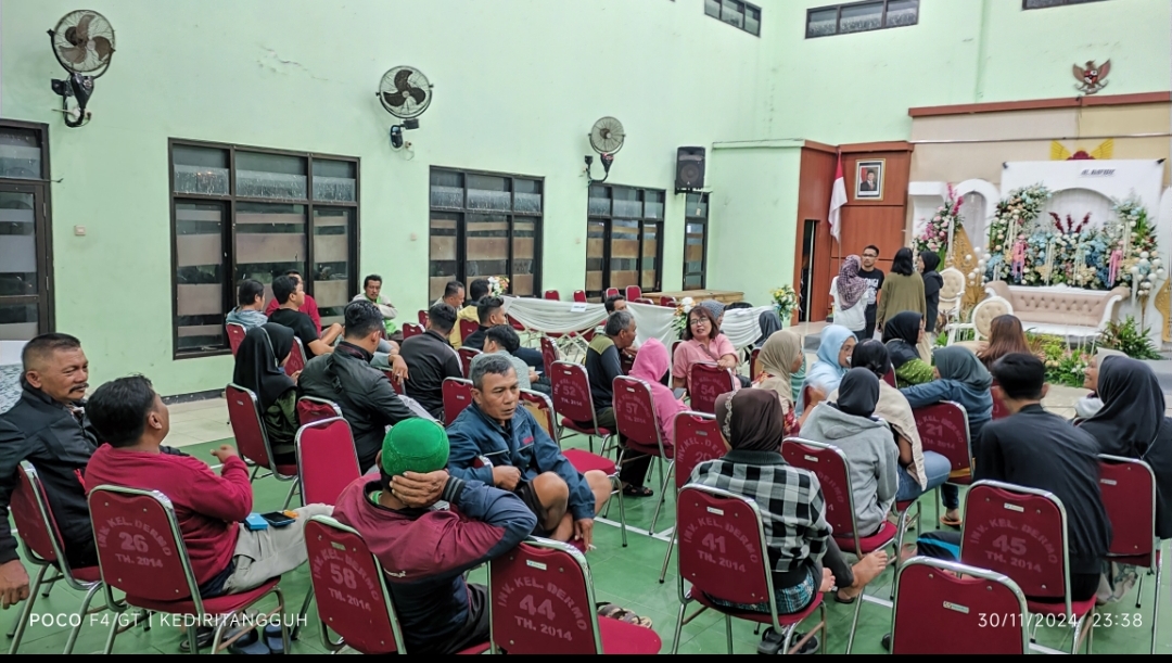 Dermo Geger Geden!!! Semua Petugas di Tujuh TPS Belum Terima Honor Gruduk Kantor Kelurahan