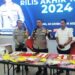 Kapolres Kediri Kota AKBP Bramastyo Priaji saat rilis (Sigit Cahya Setyawan)