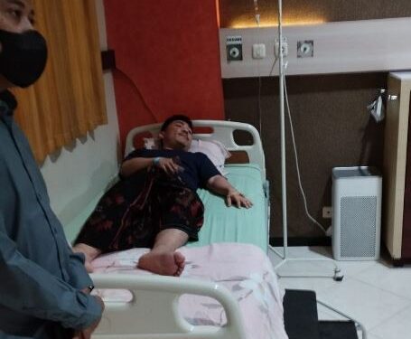 Terdakwa Chrisma Dharma Ardiansyah tengah opname (istimewa)