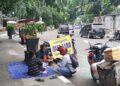 Jasa penukaran uang baru di Jalan Soedanco Soepriyadi (Sigit Cahya Setyawan)