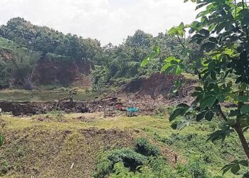 Usaha galian C milik Darpo yang diprotes warga (Sigit Cahya Setyawan)