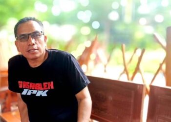 Ketua Askot PSSI Kota Kediri, Tomi Ari Wibowo (Rohmat Irvan Afandi)
