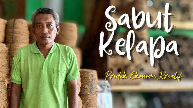 Limbah Menjadi Berkah, Produk Kerajinan Sabut Kelapa Tembus Pasar Luar Negeri