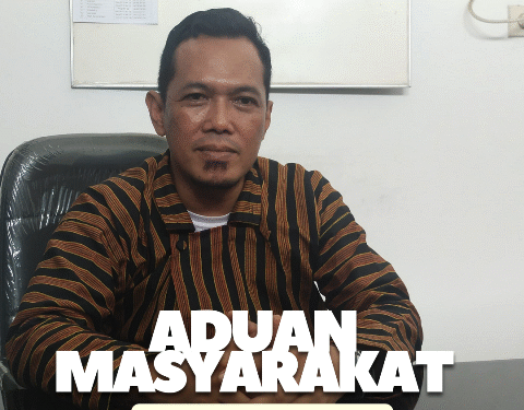 Andri Irawan, Kepala Kelurahan Gayam saat dikonfirmasi (Sigit Cahya Setyawan)