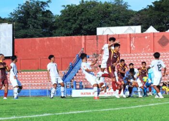 Peluang emas didapat Inter Kediri tidak mampu membuahkan gol (Nanang Priyo Basuki)