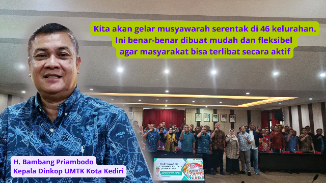 Pemkot Kediri Siap Wujudkan Koperasi Merah Putih di Setiap Kelurahan