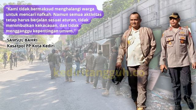 Pemkot Kediri Tertibkan PKL Demi Tata Kota yang Lebih Rapi dan Manusiawi Pemkot Kediri Tertibkan PKL Demi Tata Kota yang Lebih Rapi dan Manusiawi