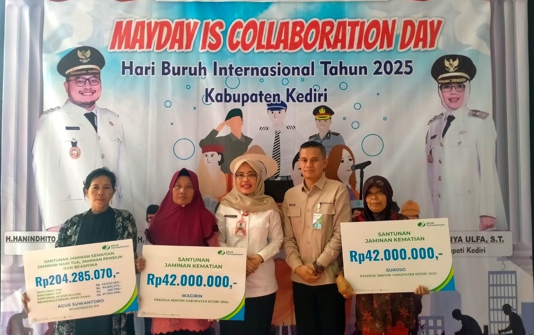 Program Sekolah Lapang, Bentuk Perhatian Pemkab Kediri Meningkatkan Kesejahteraan Kaum Buruh