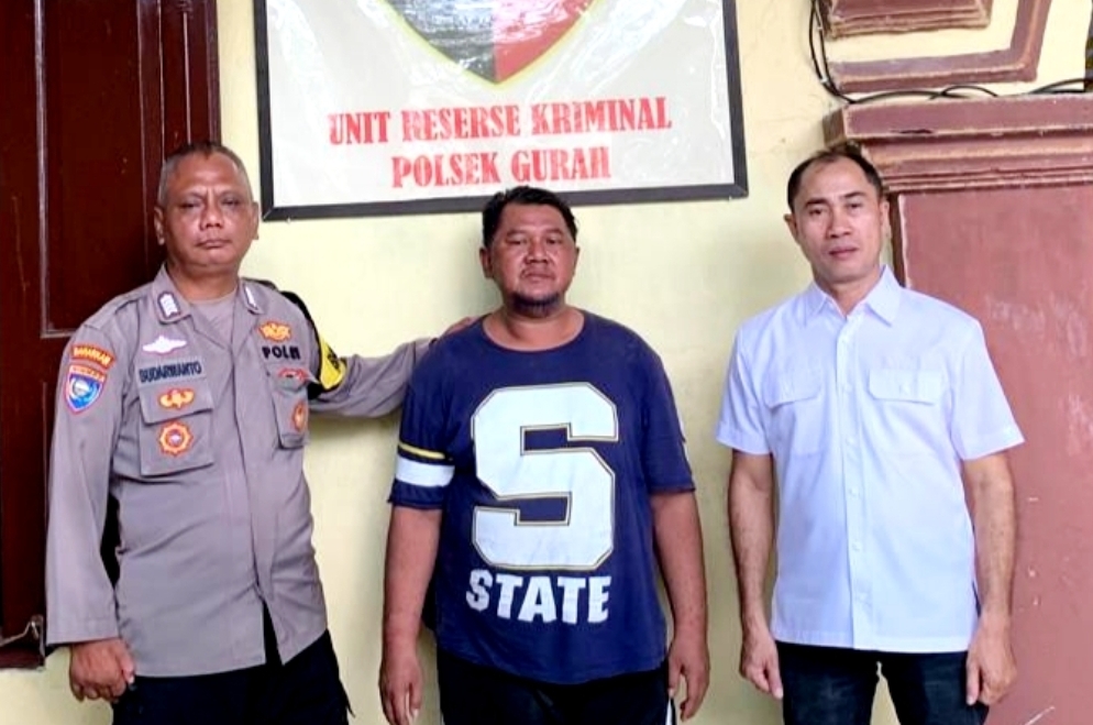 Polsek Gurah Amankan Residivis Spesialis Penipuan