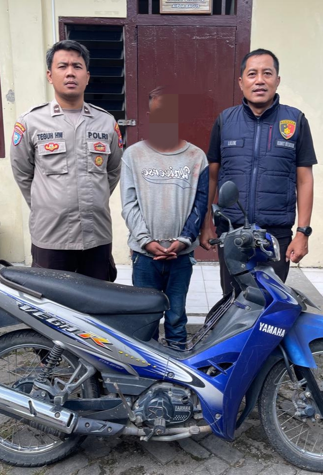Curi Motor Jamaah Salat Subuh, Pria Asal Jember Diciduk Polisi