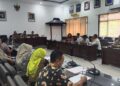 audensi di Gedung DPRD Kabupaten Kediri (Sigit Cahya Setyawan)