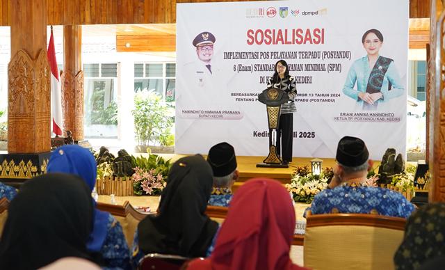 Ketua Tim Pembina Dorong Posyandu di Kediri Tingkatkan Layanan Sesuai 6 SPM