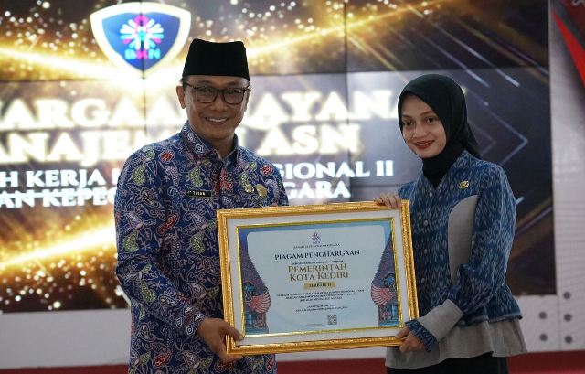 Raih 3 Penghargaan dari BKN, Kota Kediri Kukuhkan Komitmen ASN Menuju Kota MAPAN