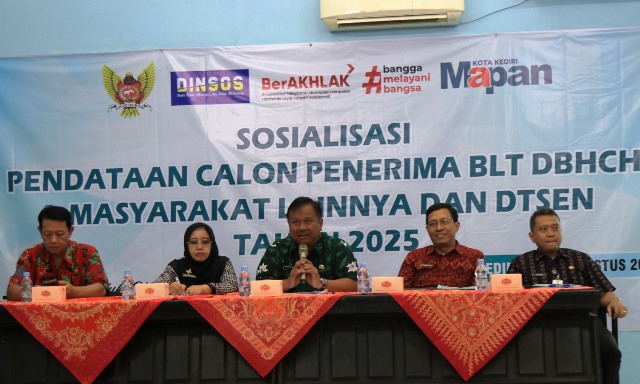 Bansos Tak Lagi Salah Sasaran! Kota Kediri Resmi Terapkan Sistem DTSEN Nasional