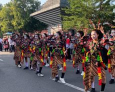 Kediri Meriah! 97 Kontingen Ramaikan Lomba Gerak Jalan Kreasi HUT ke-80 RI