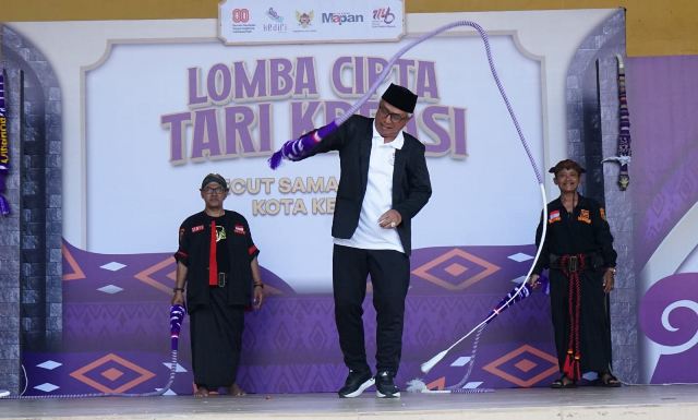 Meriah! Lomba Cipta Tari Pecut Samandiman Warnai Hari Jadi Kota Kediri ke-1146