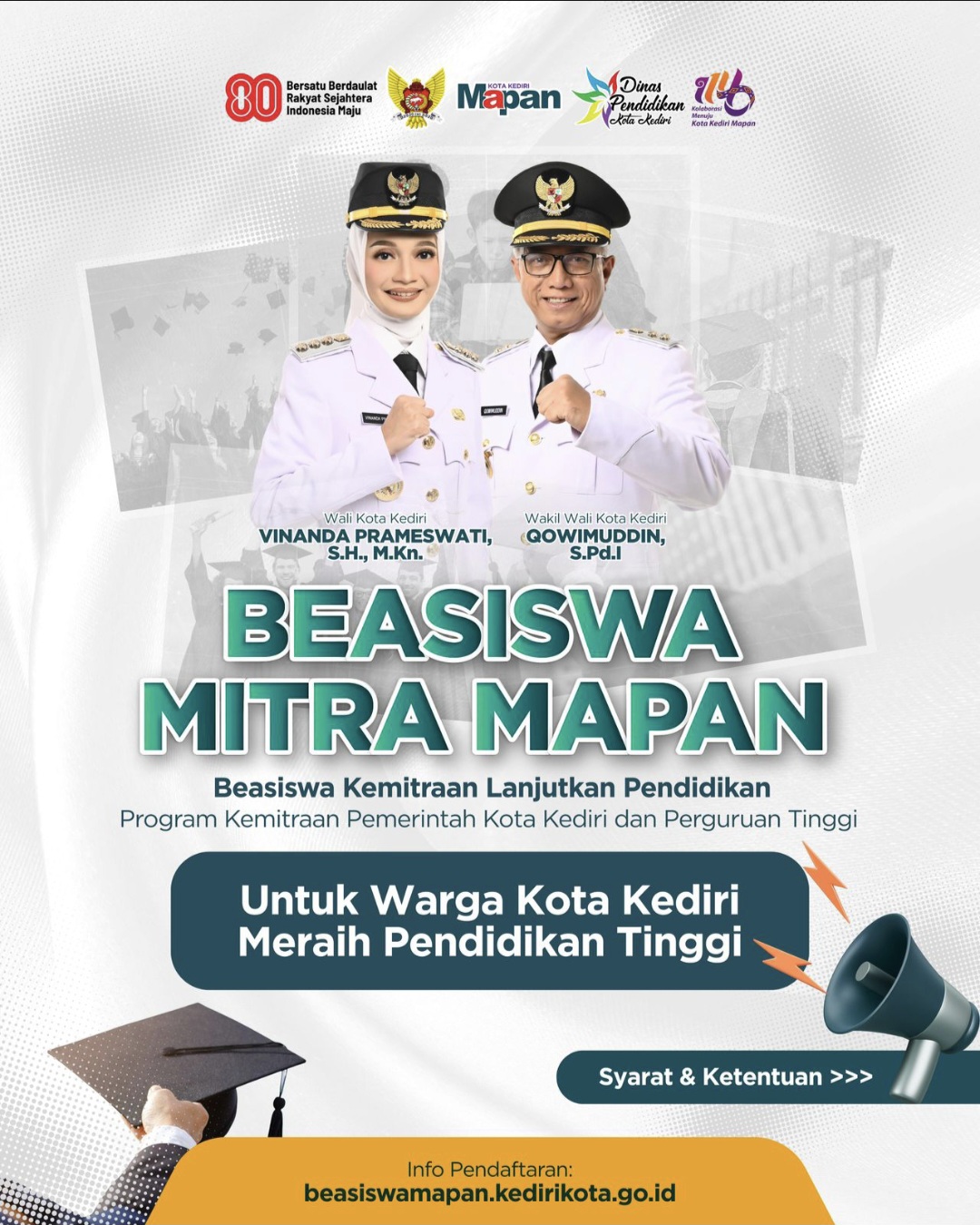 Beasiswa Mitra MAPAN 2025: Peluang Emas Pendidikan untuk Warga Kota Kediri