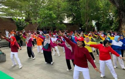 Tim Penggerak PKK Gelar Senam Sehat : Wujud “Lansia Bahagia, Indonesia Sejahtera”