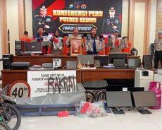 Polres Kediri Tetapkan 28 Tersangka dalam Kasus Anarkis 31 Agustus, 14 di Antaranya Anak di Bawah Umur