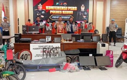 Polres Kediri Tetapkan 28 Tersangka dalam Kasus Anarkis 31 Agustus, 14 di Antaranya Anak di Bawah Umur
