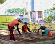 Pemkot Kediri Rehabilitasi Pilar Jembatan Brawijaya, Angkat Konsep Ikon Kota Bernuansa Kejayaan