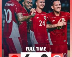 Timnas Indonesia Tampil Perkasa Hajar Chinese Taipei 6–0