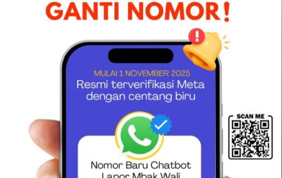 Chatbot “Lapor Mbak Wali” Kota Kediri Kini Punya Nomor Cantik Berakhiran 112, Hadirkan Layanan Digital Ramah Cepat dan Terpercaya