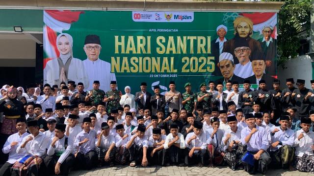 Ribuan Warga NU Kobarkan Semangat Nyalakan Api Kemerdekaan di Hari Santri
