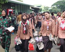 Semangat Muda Menggelora di Markas Brigif 16/Wira Yudha: Pembentukan Karakter 500 Siswa SMK se-Kediri di Markas Pasukan Tempur Semangat Muda Menggelora di Markas Brigif 16/Wira Yudha: Pembentukan Karakter 500 Siswa SMK se-Kediri di Markas Pasukan Tempur