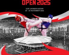 Kota Kediri Tuan Rumah Kejurnas Jatim Open 2025 Diikuti Ribuan Atlet Taekwondo