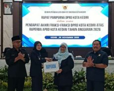 Di Balik Catatan Kritis dan Harapan Baru Lebih Mapan, APBD 2026 Kota Kediri Disetujui