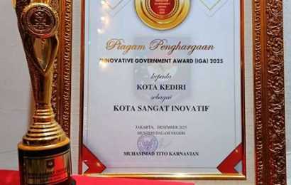 Kota Kediri Raih Predikat Kota Sangat Inovatif di IGA 2025