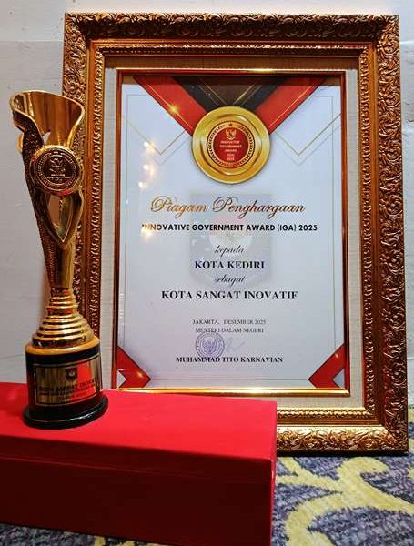 Kota Kediri Raih Predikat Kota Sangat Inovatif di IGA 2025 Kota Kediri Raih Predikat Kota Sangat Inovatif di IGA 2025