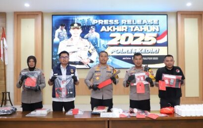 di Tengah Lonjakan Kasus, Polres Kediri Tuntaskan 93,9 Persen Perkara