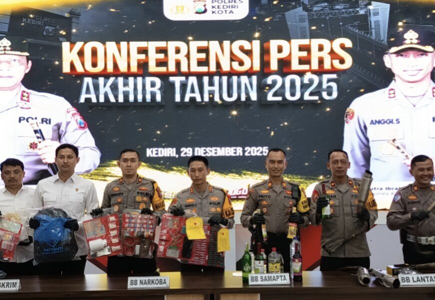 2025 Penuh Tantangan: Kriminalitas Meningkat, Penegakan Hukum di Kediri Kota Makin Tajam 2025 Penuh Tantangan: Kriminalitas Meningkat, Penegakan Hukum di Kediri Kota Makin Tajam