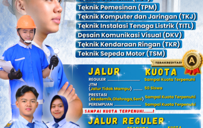 SMK PGRI 1 Kediri Buka Inden Siswa Baru 2026–2027, Siapkan Lulusan Siap Kerja Sejak Dini SMK PGRI 1 Kediri Buka Inden Siswa Baru 2026–2027, Siapkan Lulusan Siap Kerja Sejak Dini