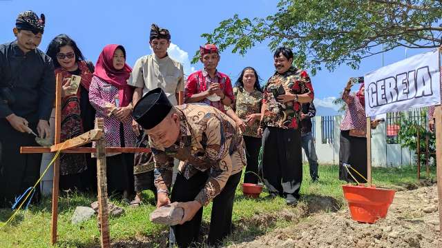 Dukung Keberagaman, SMPN 3 Grogol Bangun Musholla, Gereja dan Pura
