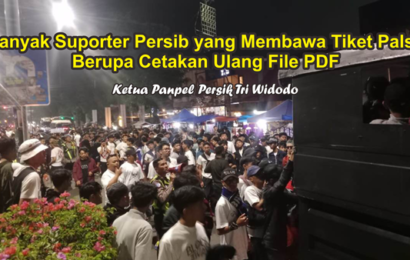 Panpel Temukan Tiket Palsu Laga Persik vs Persib di Stadion Brawijaya