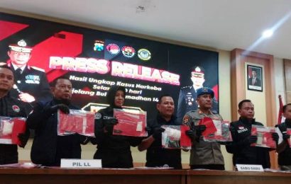 Polres Kediri Sikat Jaringan Narkoba, 26 Tersangka Diamankan