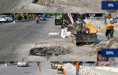 Faktor Cuaca Picu Aspal Rusak, PUPR Kota Kediri Intensif Perbaiki Jalan