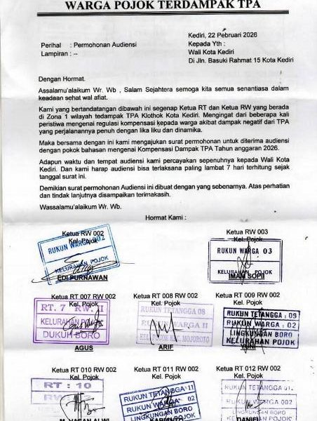 Air Tercemar dan Bau Menyengat, Warga TPA Klotok Tagih Janji Kompensasi Diberikan Pemkot Kediri