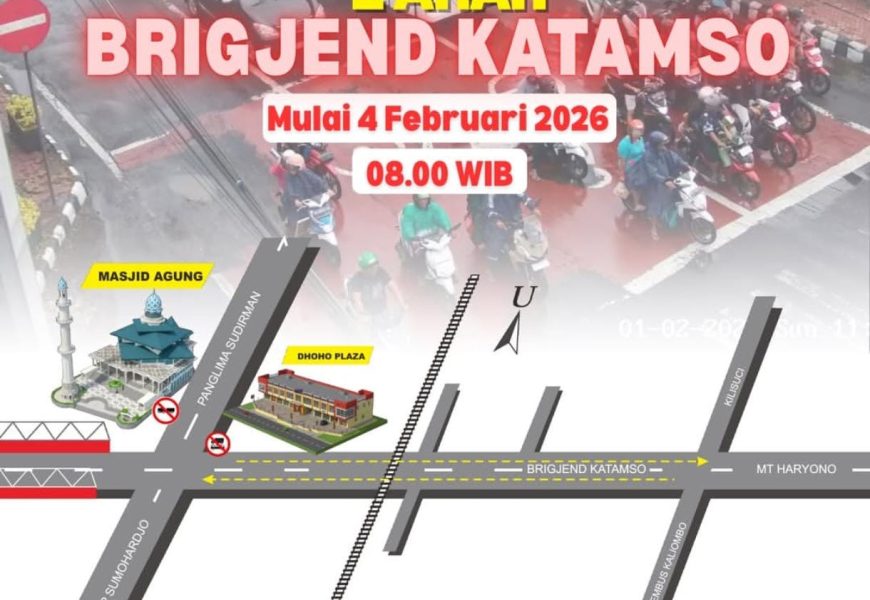 Antisipasi Macet dan Lonjakan Lebaran, Kediri Terapkan Rekayasa Lalu Lintas Baru