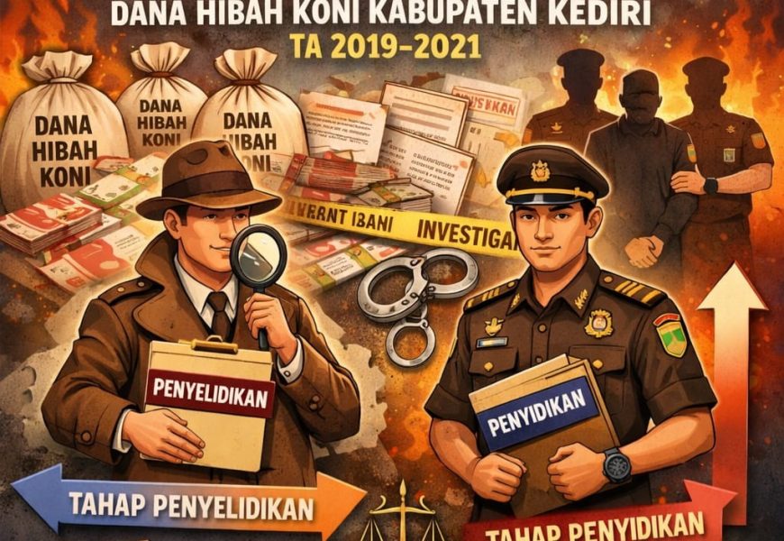 Kejaksaan Geledah Kantor KONI Kabupaten Kediri, Bongkar Dugaan Korupsi Dana Hibah