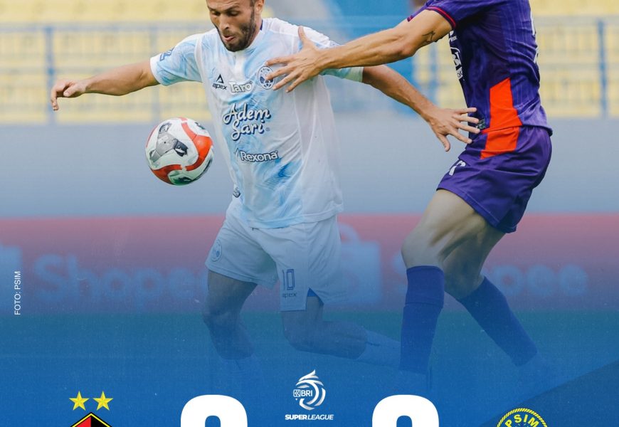 Dua Kali Unggul, Persik Kediri Gagal Kunci Kemenangan atas PSIM