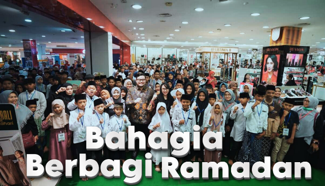 Mas Dhito Ajak 200 Anak Yatim Belanja Baju Lebaran