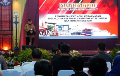Musrenbang RKPD 2027 Digelar, Bupati Kediri Tekankan Pendidikan, Kesehatan, dan Infrastruktur